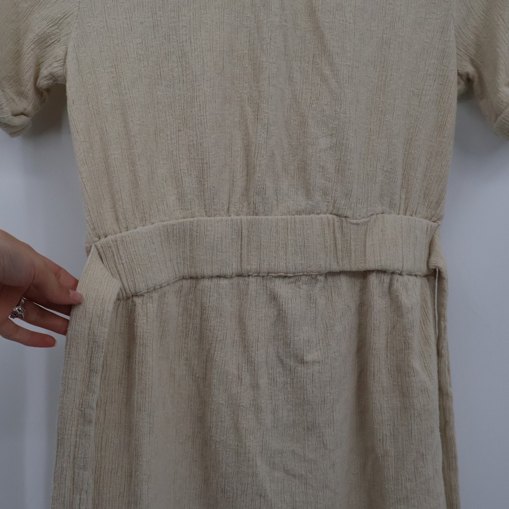 Free People Clementine Mini Dress Womens S Beige Safari Resort Coastal Beach - Picture 16 of 16